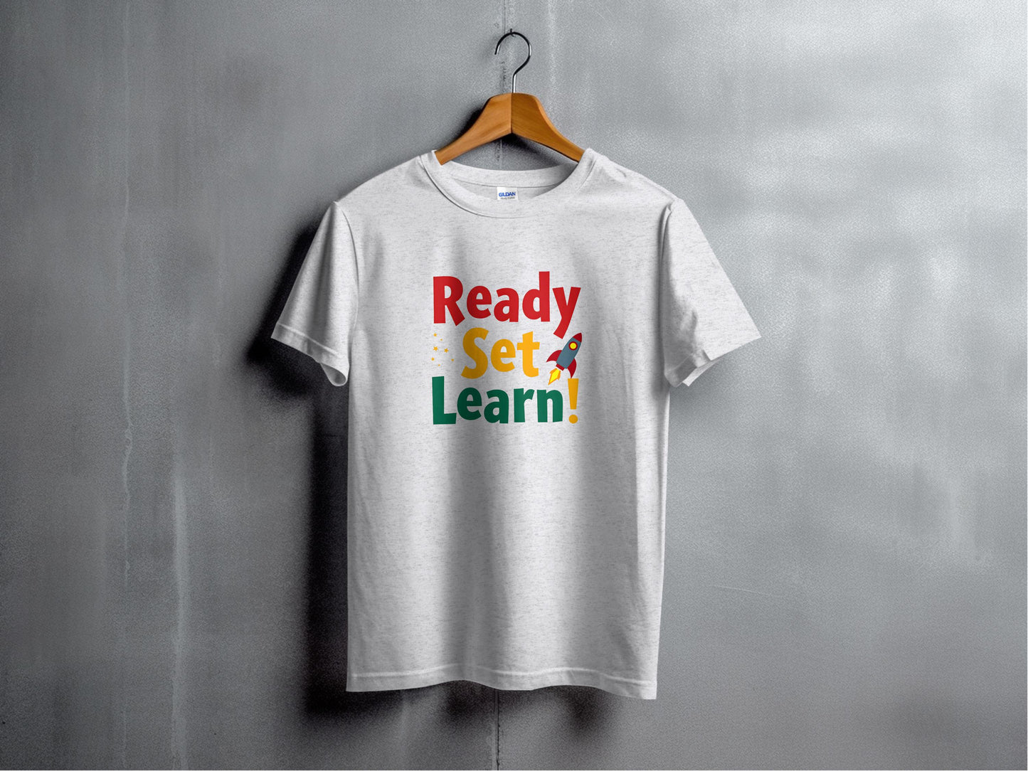 Ready Set Learn Colorful Graphic T-Shirt product