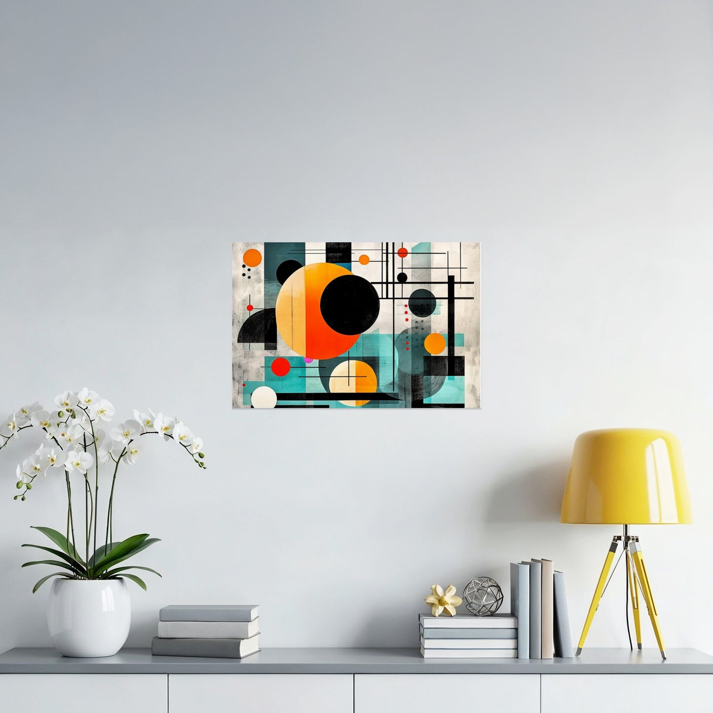 Geometric Abstract Wall Art in Modern Minimalist Painting product type
