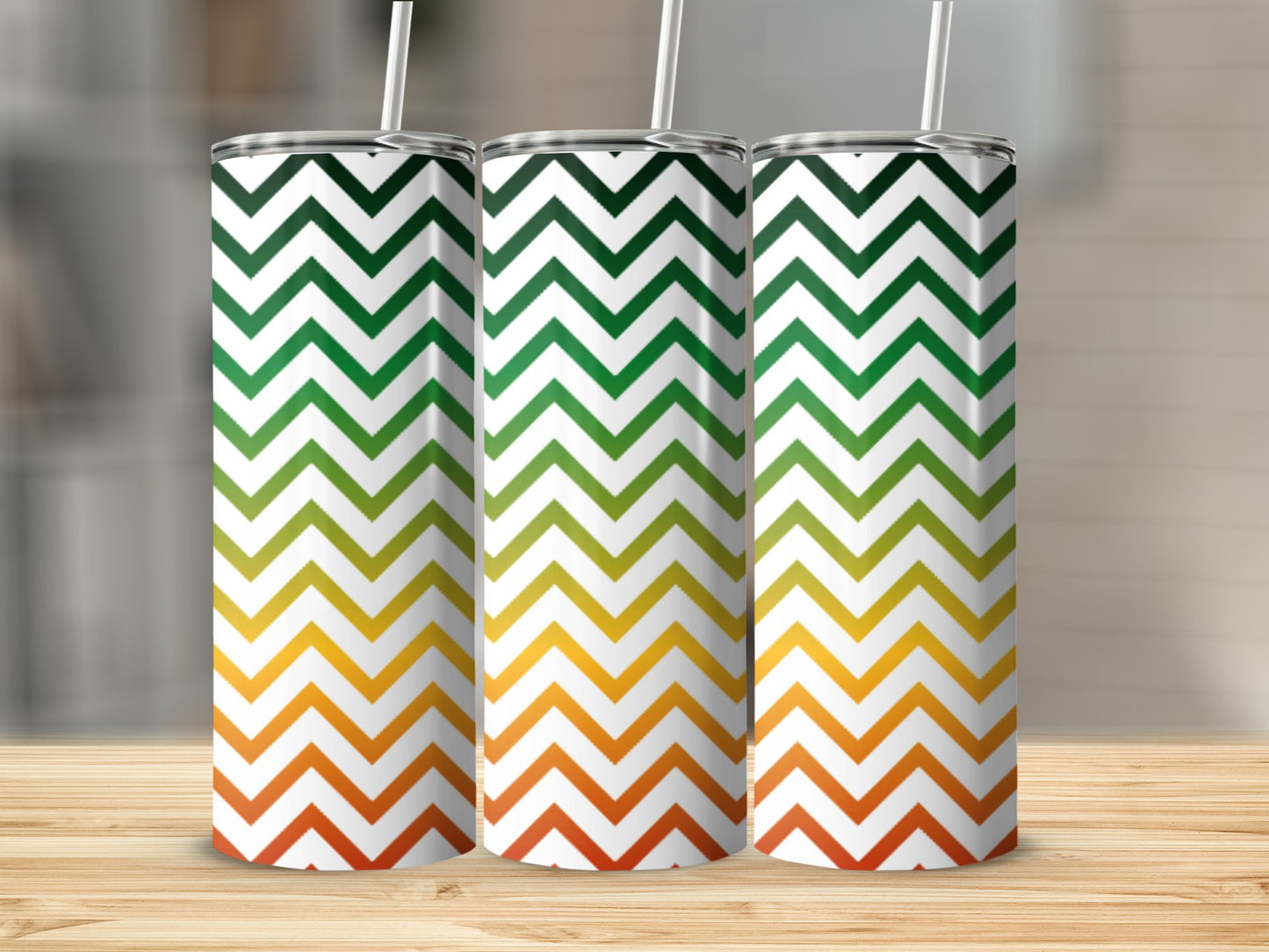 Colorful Zigzag Patterned Drinkware product type
