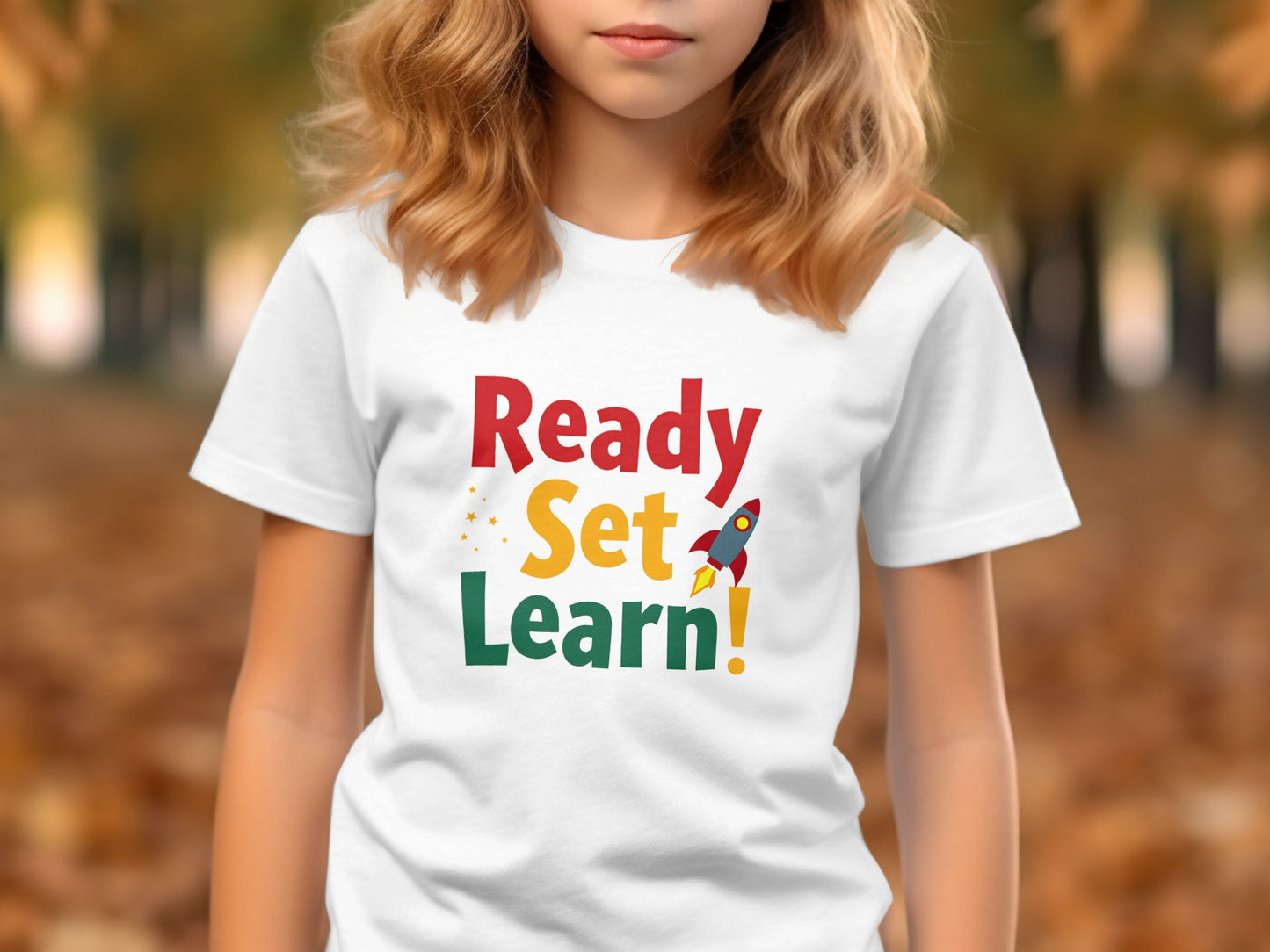 Ready Set Learn Rocket Design Kids Shirt product
