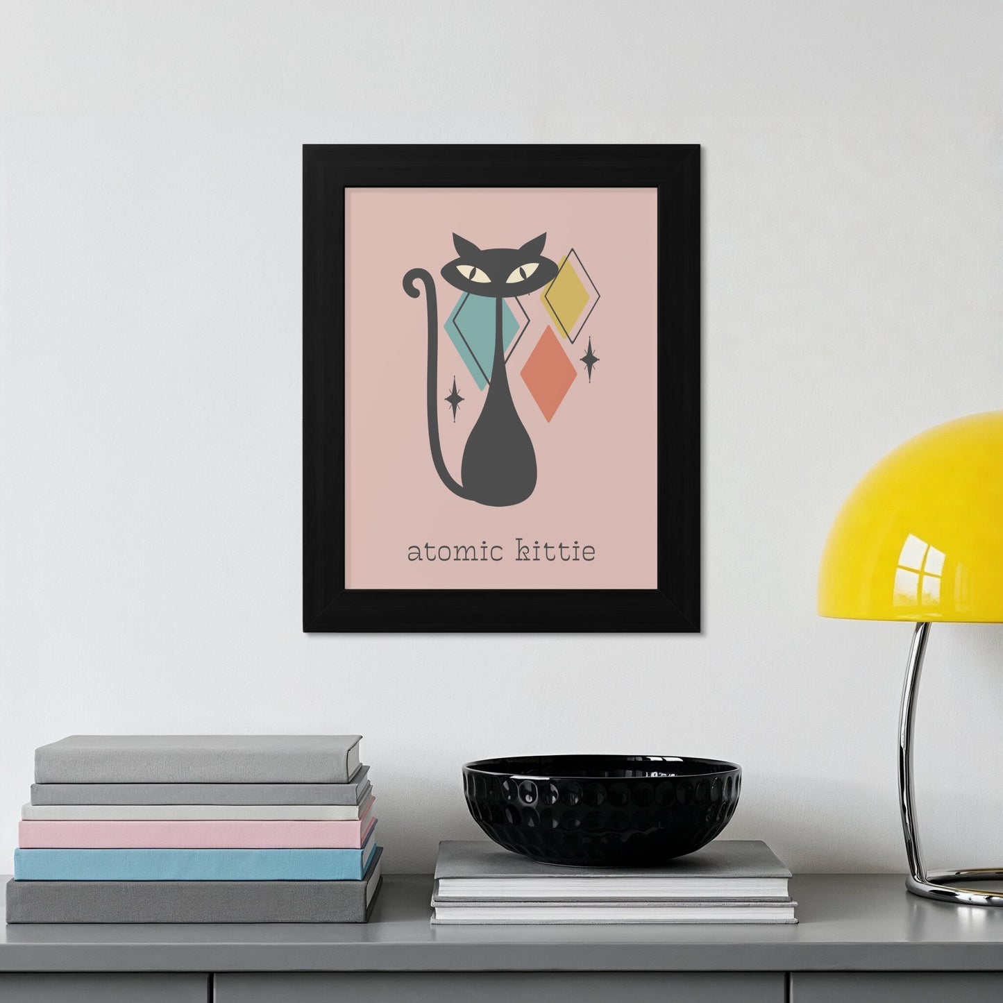 Atomic Kittie Modern Wall Art product