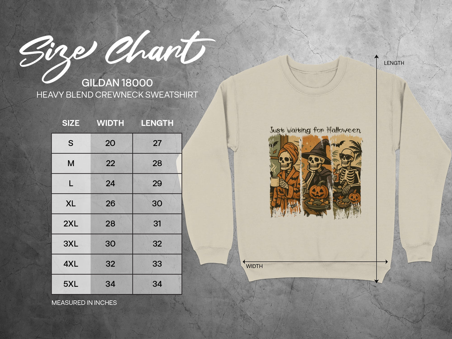 Halloween Theme Skeletons Graphic Sweatshirt product