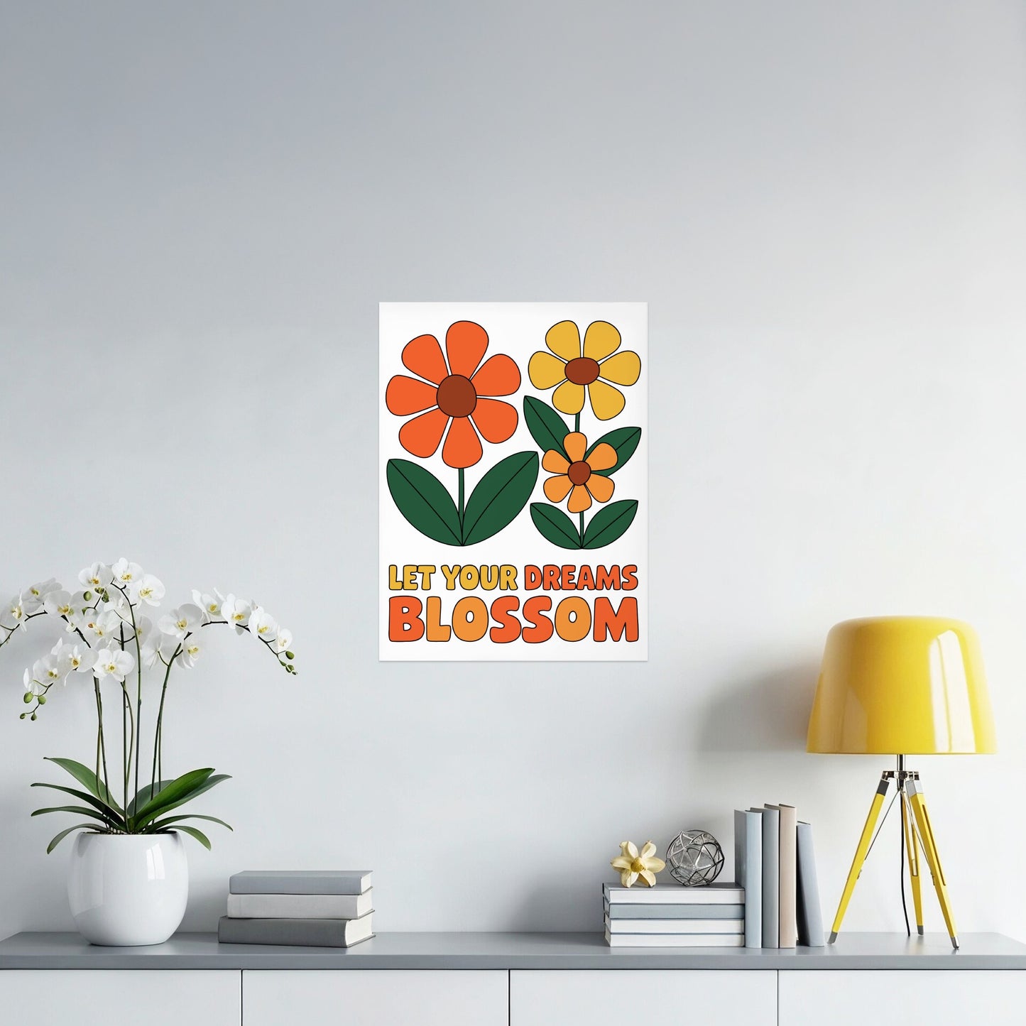 Let Your Dreams Blossom Floral Wall Art product