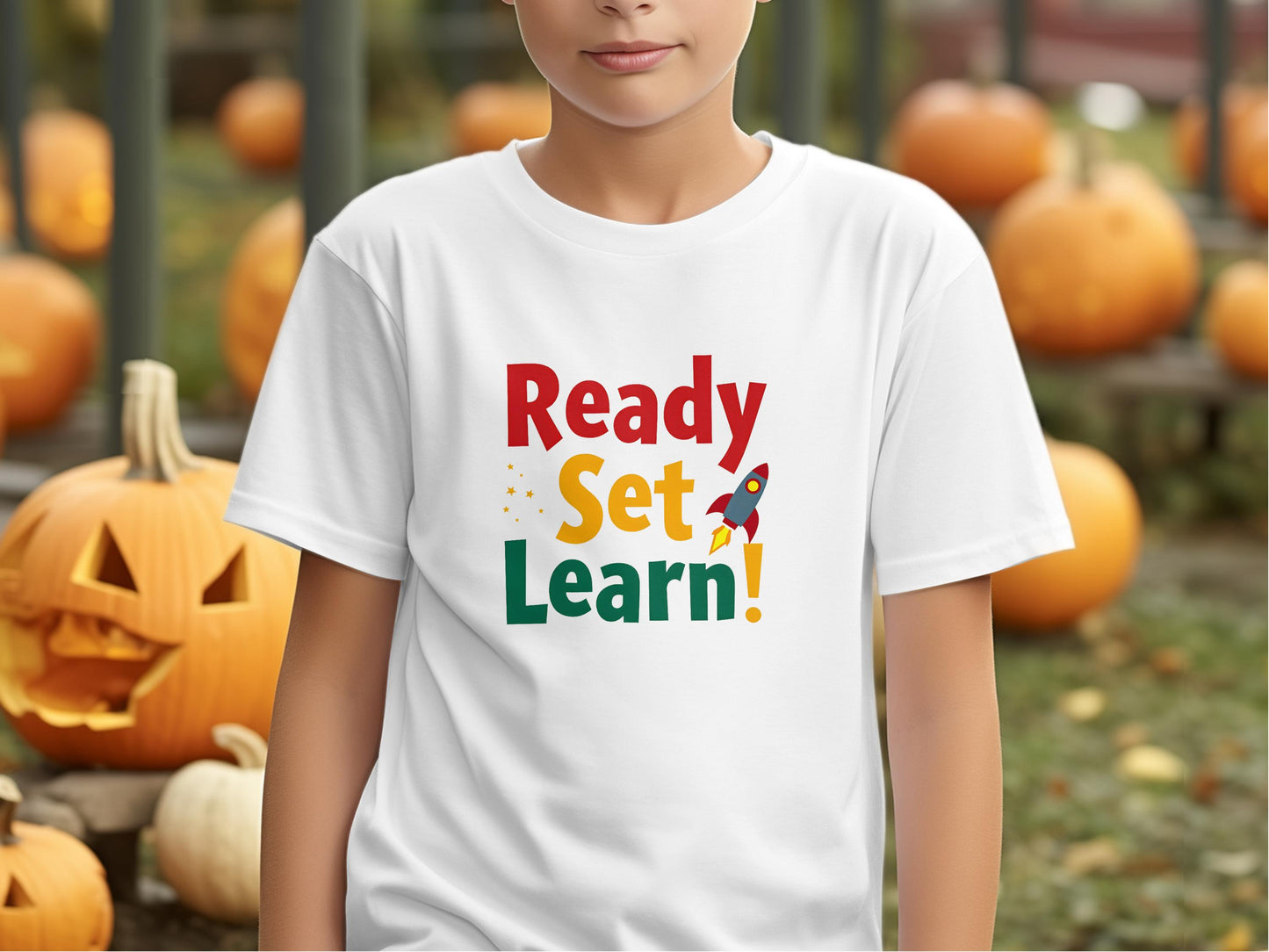 Ready Set Learn Rocket Graphic T-Shirt product type