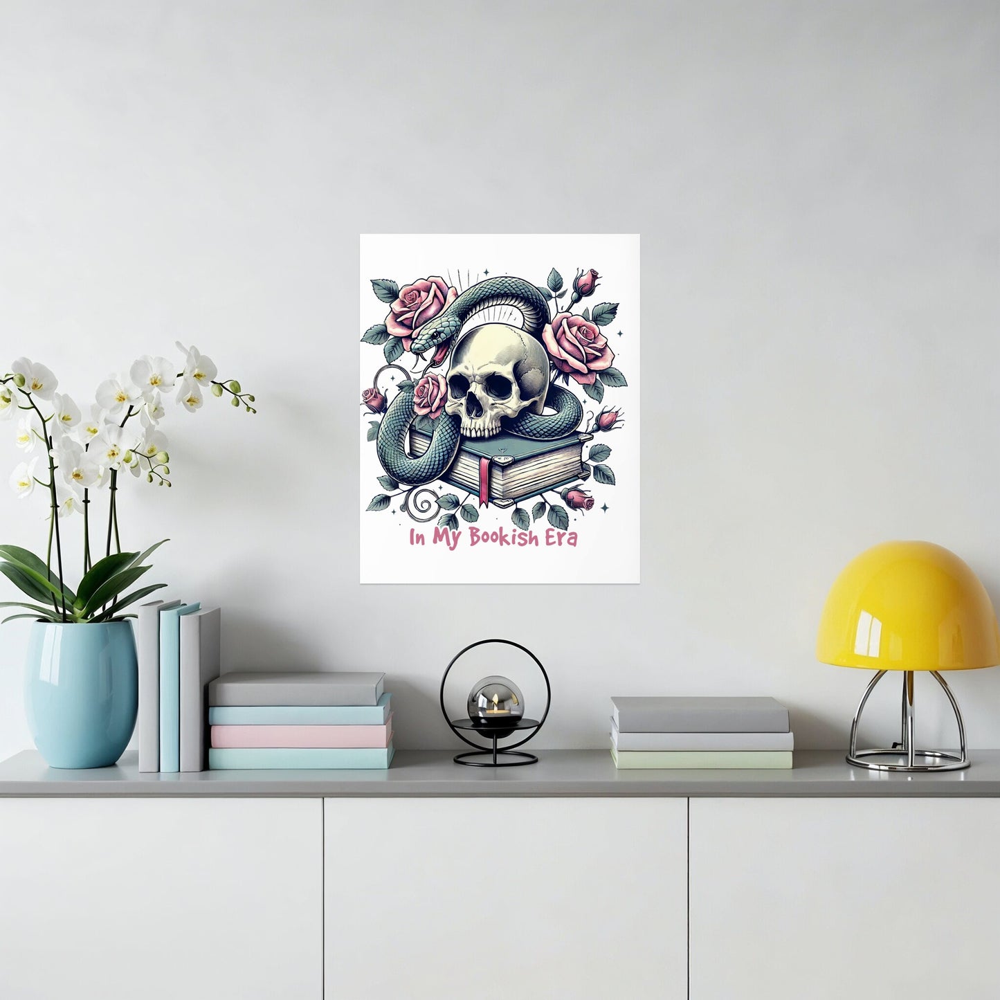 Skull and Snake In My Bookish Era Poster product