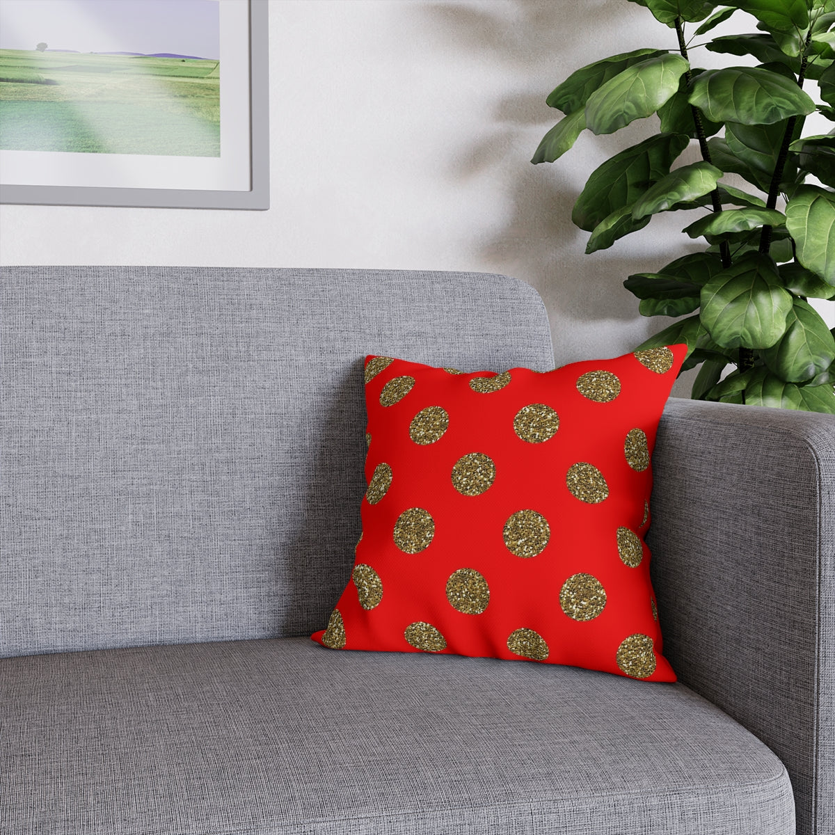 Christmas Throw Pillow Cushion Cover, Decorative Minimalist Accent