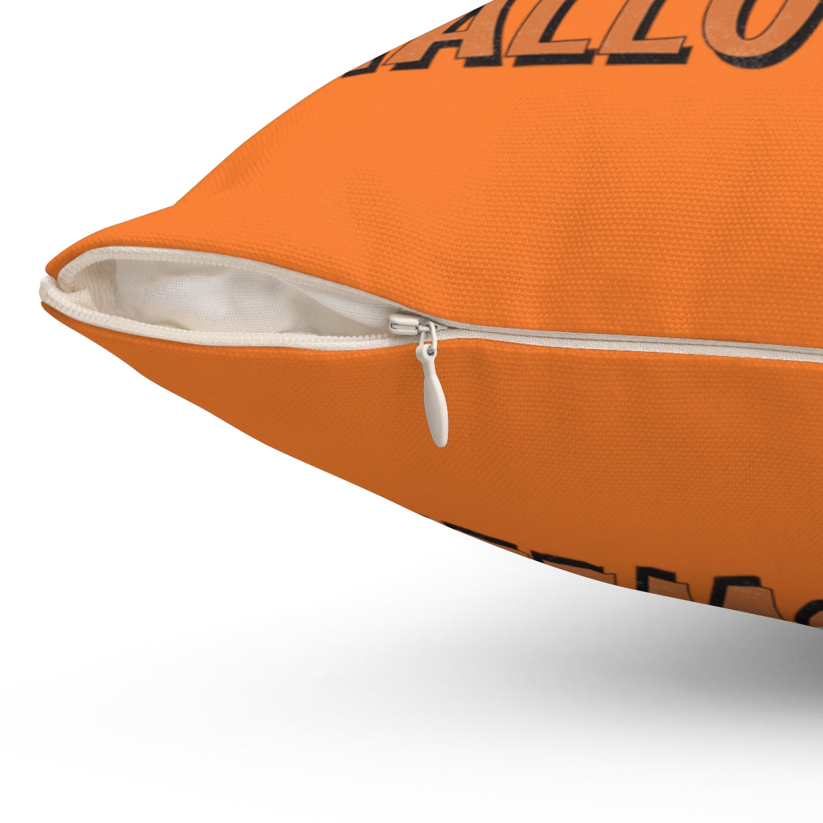 Orange Halloween Throw Pillow Covers, Fall Autumn Decorative Pillow For Couch,
