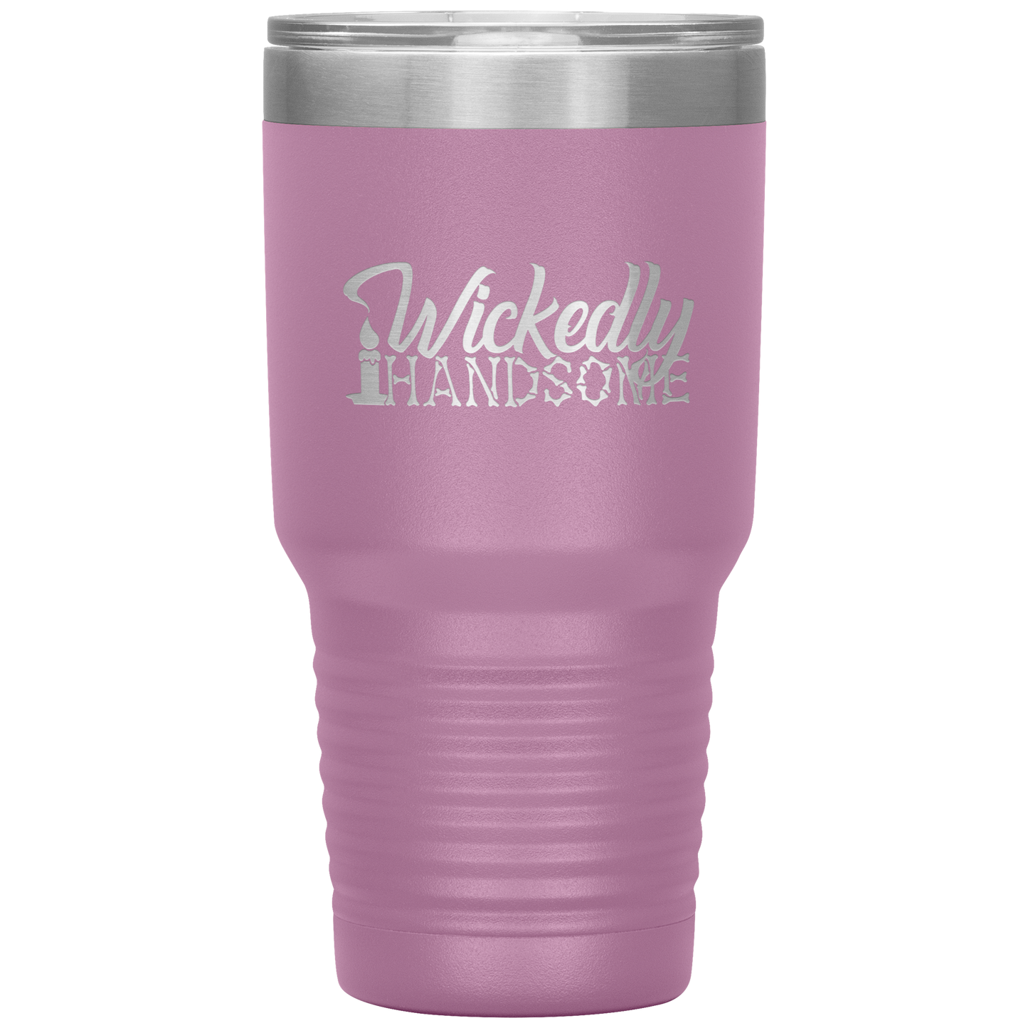 Halloween Tumbler Wickedly Handsome Funny Tumbler 30 oz Insulated Tumbler Mug Cup Gift