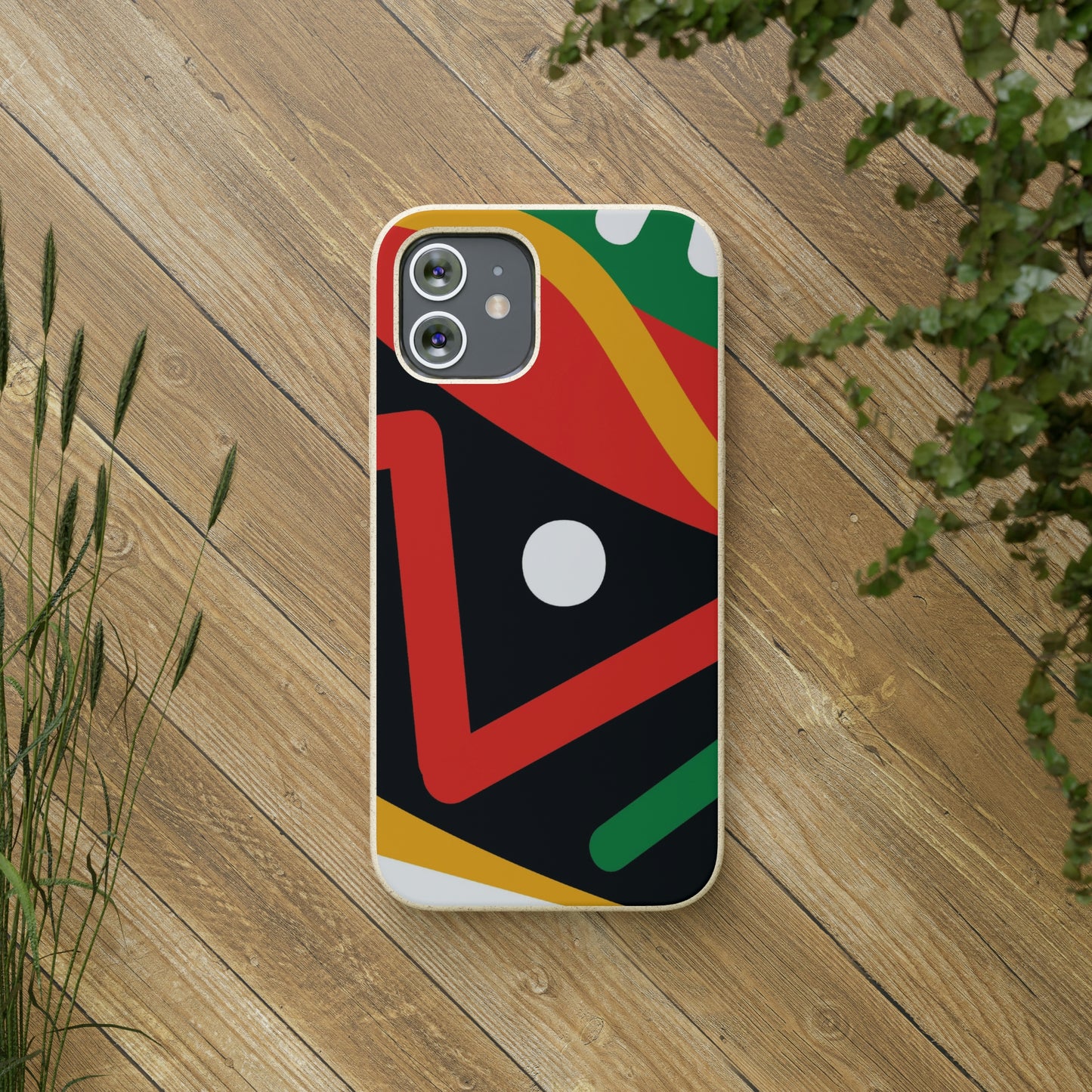 Afrocentric Eco-Friendly Biodegradable Phone Case: Protect Your Device & the Planet"