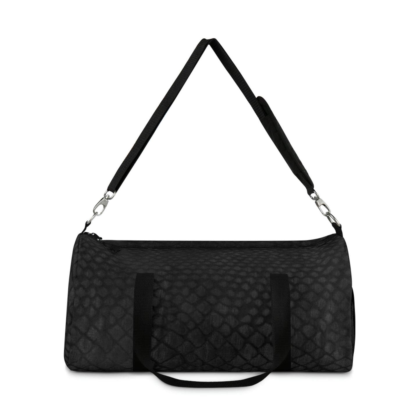 Black Duffle Bag, Weekender Duffle Bag, Carry-on Travel Overnight Canvas Duffel Bag