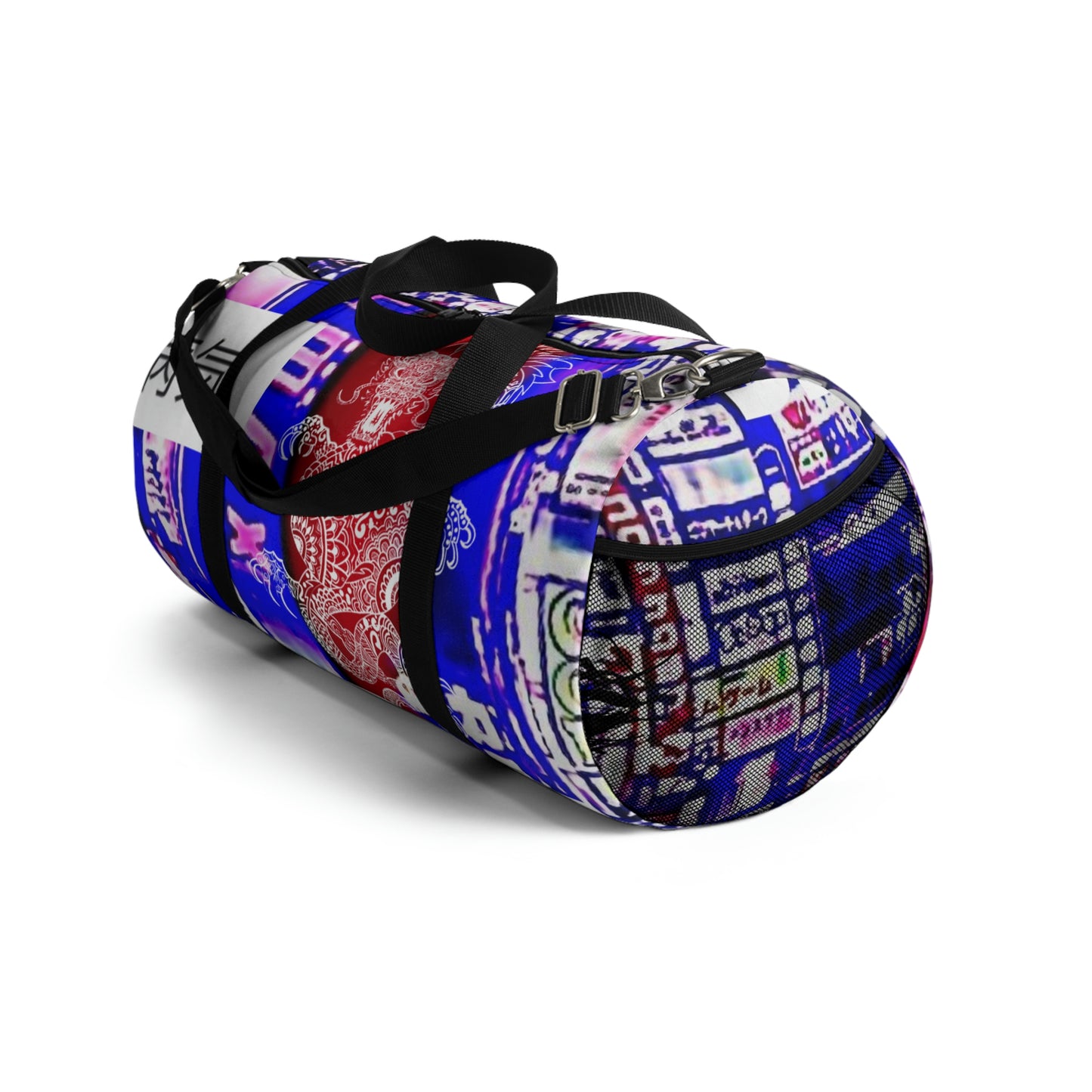 Tokyo Japanese Abstract Duffle Bag, Weekender Bag, Carry on Travel Overnight Canvas