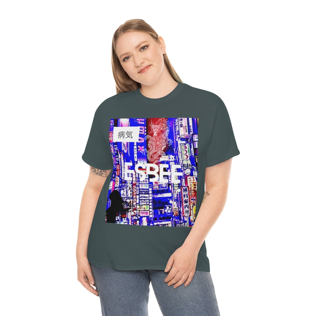 Streetwear Fashion Graphic Tee, Cool Plus Size Streetwear T-Shirt, Abstract Shirt