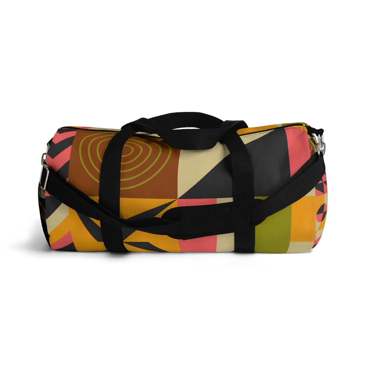 Colorful Abstract Duffle Bag, Weekender Duffle Bag, Carry-on Travel Overnight Canvas Duffel Bag