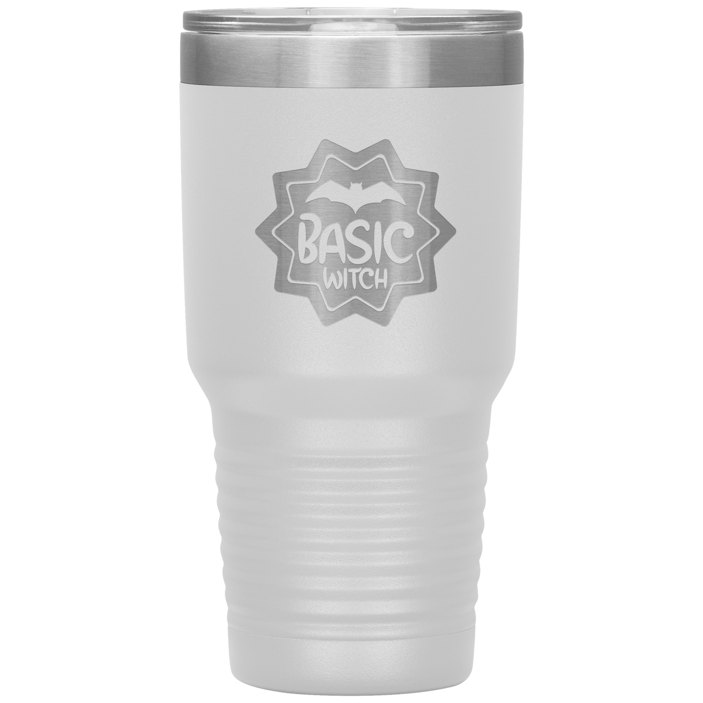 Halloween Tumbler Basic Witch Funny Tumbler 30 oz Insulated Tumbler Mug Cup Gift