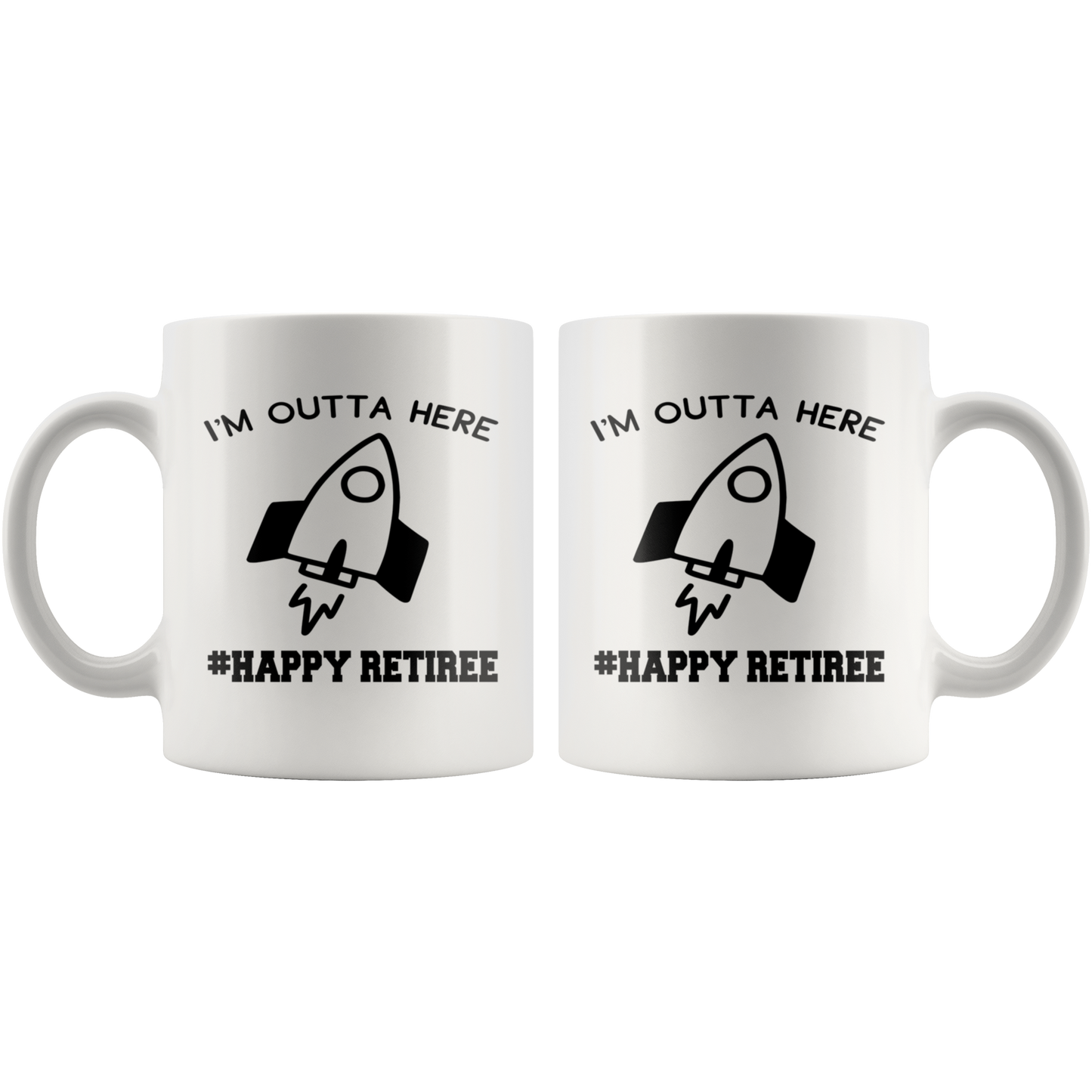 Retirement gift for Women Men Coffee mug Custom Graphic Funny Gift