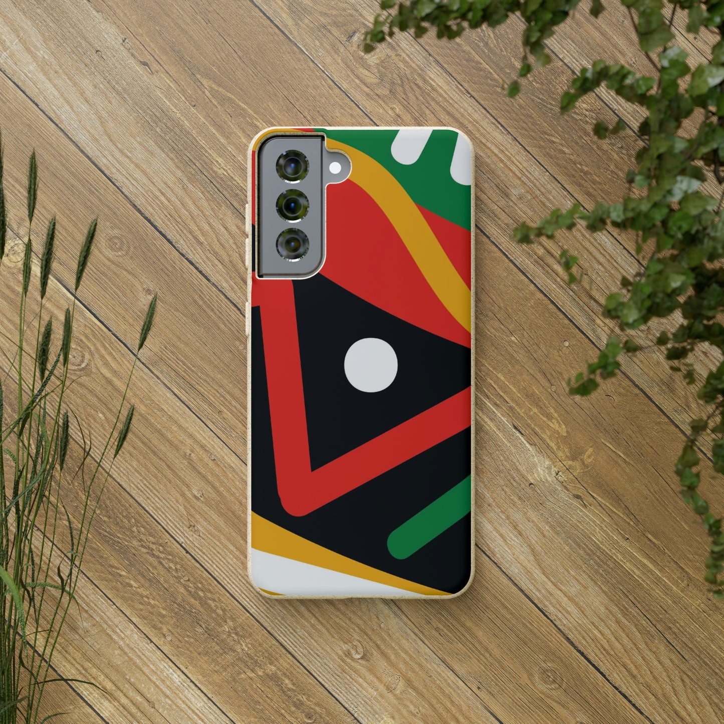 Afrocentric Eco-Friendly Biodegradable Phone Case: Protect Your Device & the Planet"