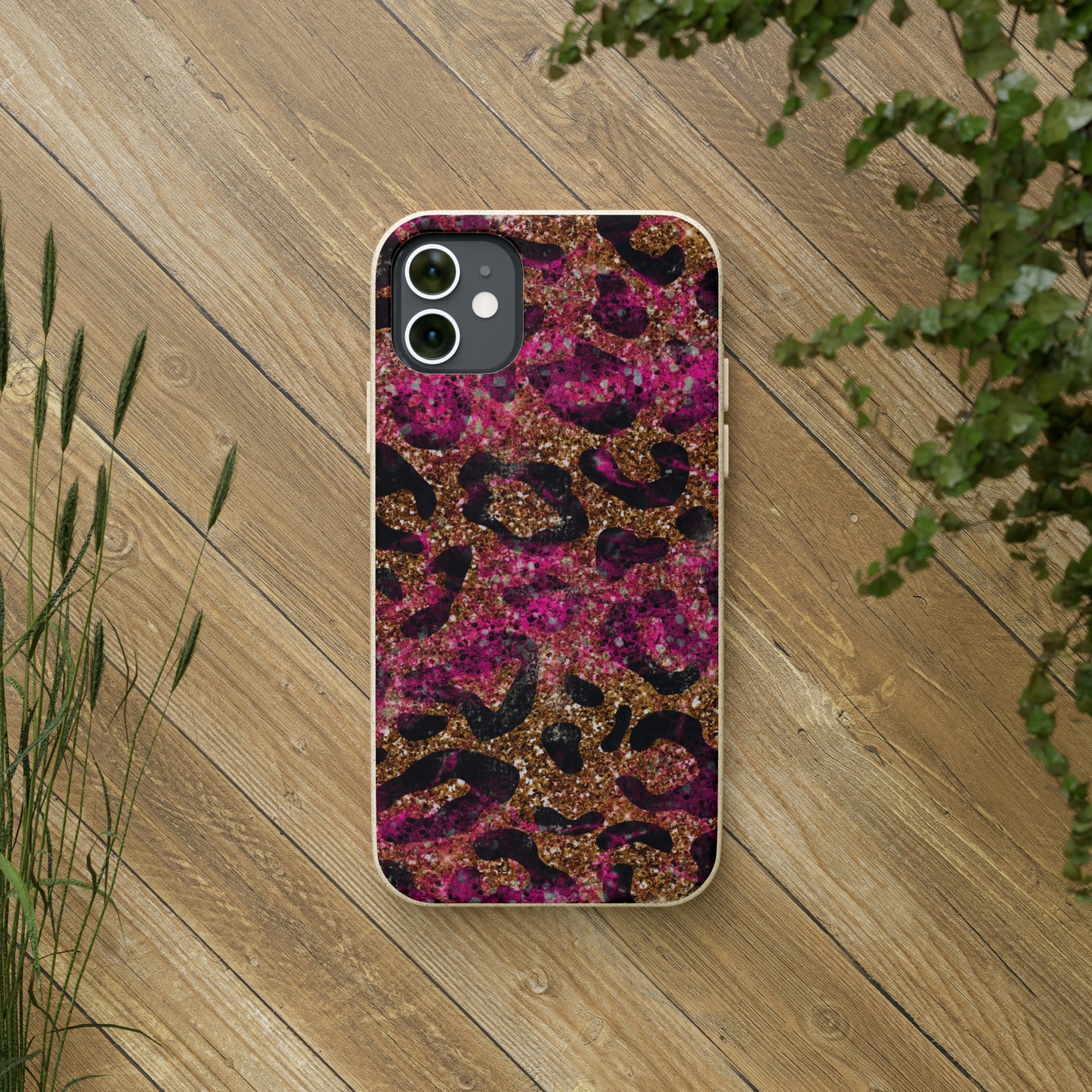 Animal Print Eco-Friendly Biodegradable Phone Case: Protect Your Device & the Planet"