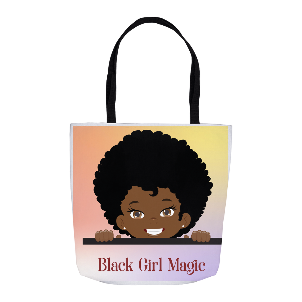 Black Girl Magic Tote Bag, Gifts For Black Girls, Cute, School, Book Canvas Tote Bag