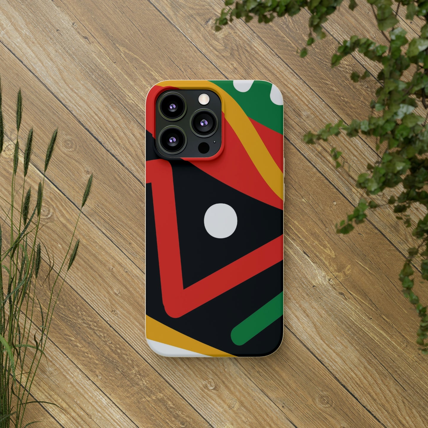 Afrocentric Eco-Friendly Biodegradable Phone Case: Protect Your Device & the Planet"