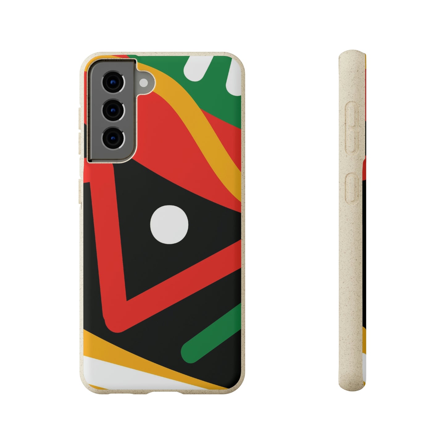 Afrocentric Eco-Friendly Biodegradable Phone Case: Protect Your Device & the Planet"