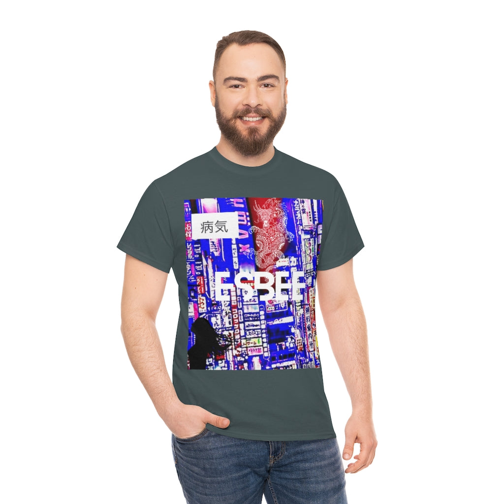 Streetwear Fashion Graphic Tee, Cool Plus Size Streetwear T-Shirt, Abstract Shirt