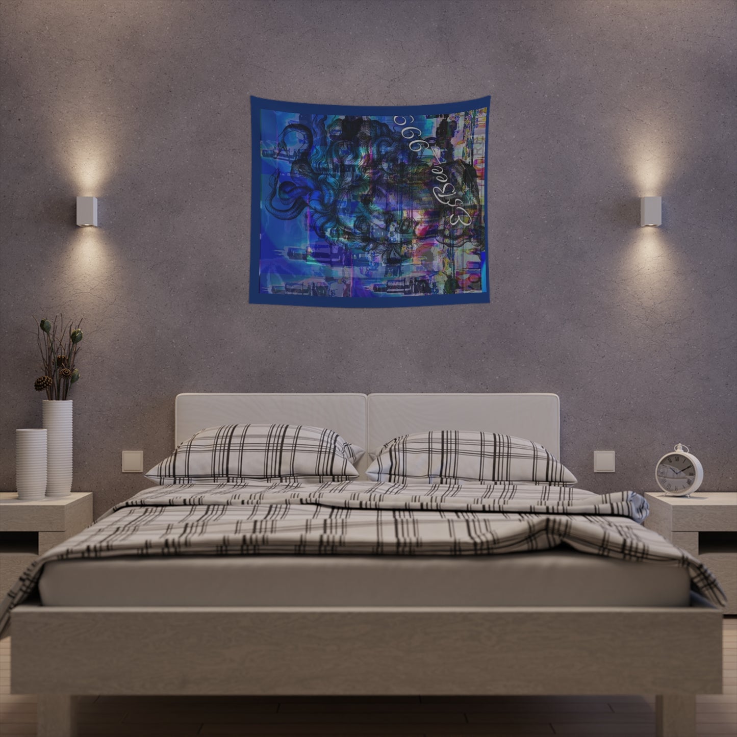 Medusa Wall Decor, Artwork Decor, Medusa Abstract Tapestry Wall Art, Medusa Print, 999
