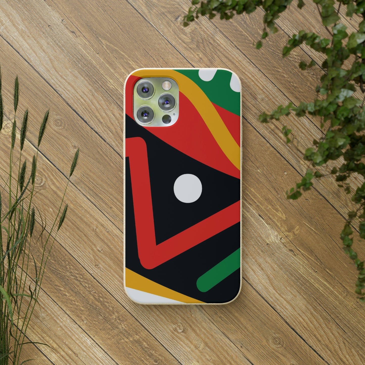Afrocentric Eco-Friendly Biodegradable Phone Case: Protect Your Device & the Planet"