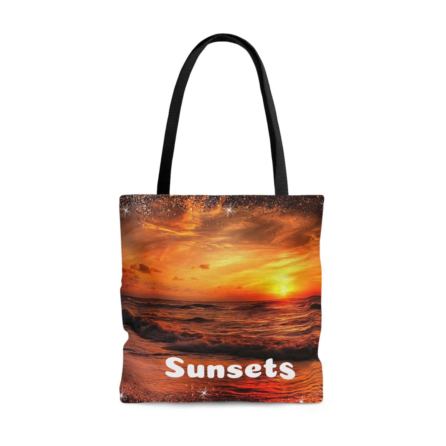 Sunsets Canvas Tote Bag, Beach Bag, Weekender Shoulder Bag, Canvas Tote Bag
