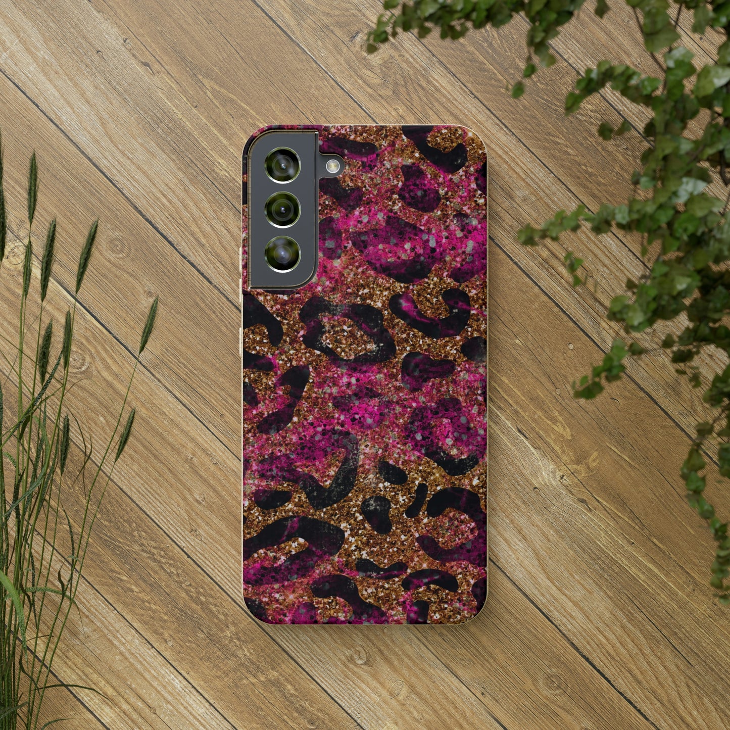 Animal Print Eco-Friendly Biodegradable Phone Case: Protect Your Device & the Planet"