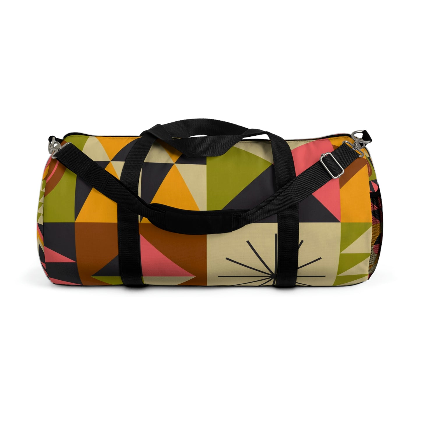 Colorful Abstract Duffle Bag, Weekender Duffle Bag, Carry-on Travel Overnight Canvas Duffel Bag