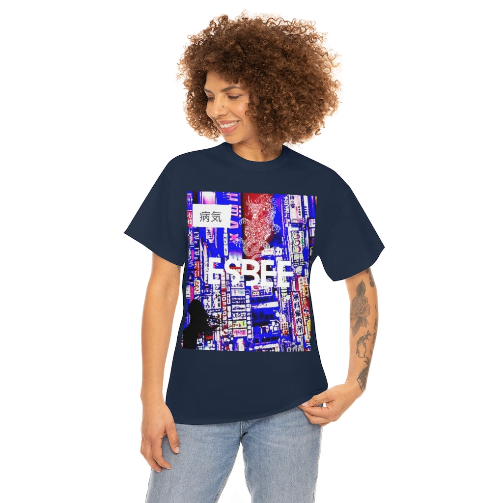 Streetwear Fashion Graphic Tee, Cool Plus Size Streetwear T-Shirt, Abstract Shirt