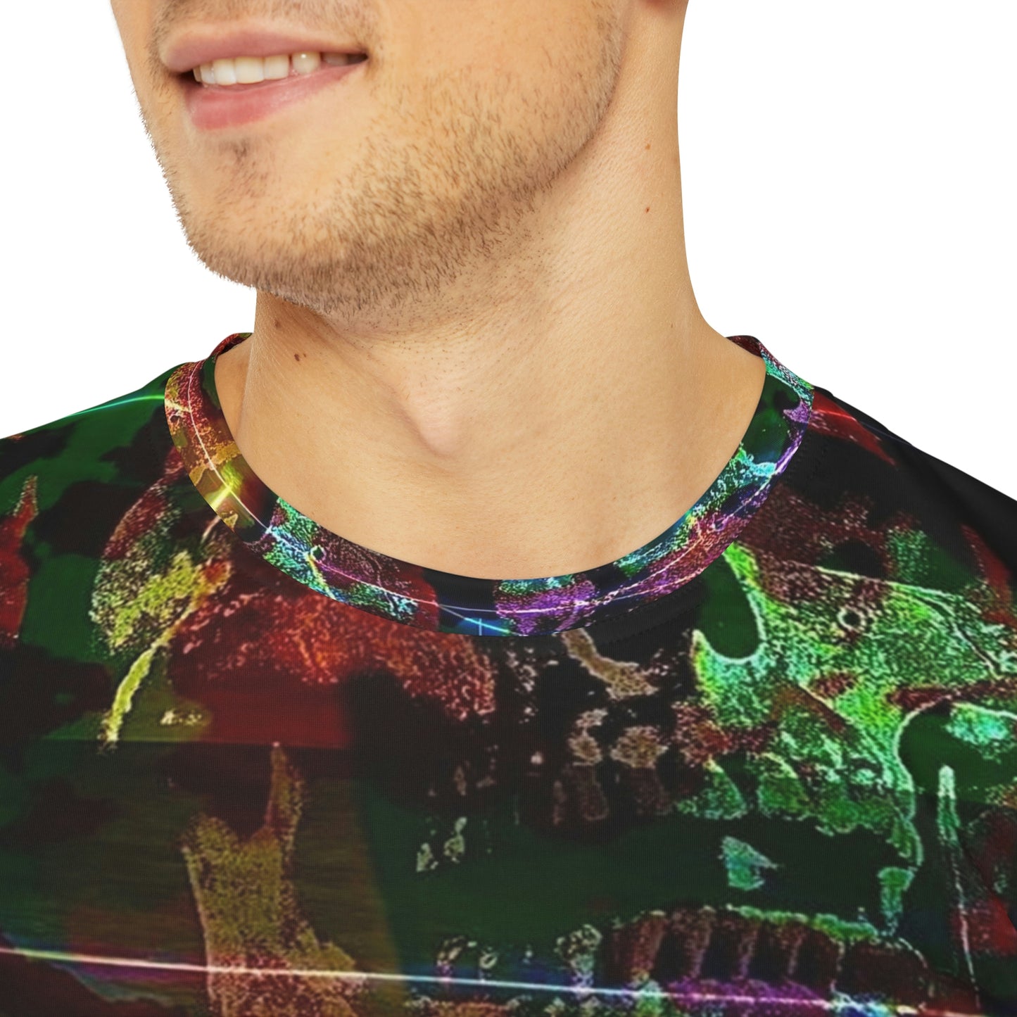 Streetwear Abstract Shirt, Y2k Grunge Goth Shirt, Cool Street wear