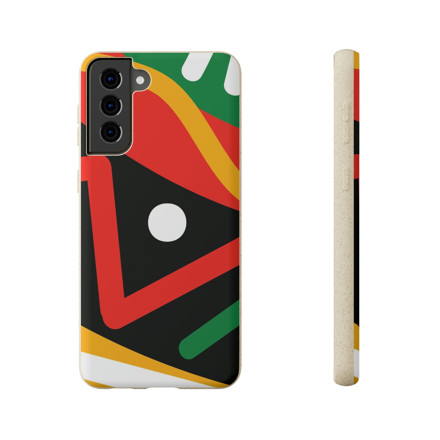Afrocentric Eco-Friendly Biodegradable Phone Case: Protect Your Device & the Planet"