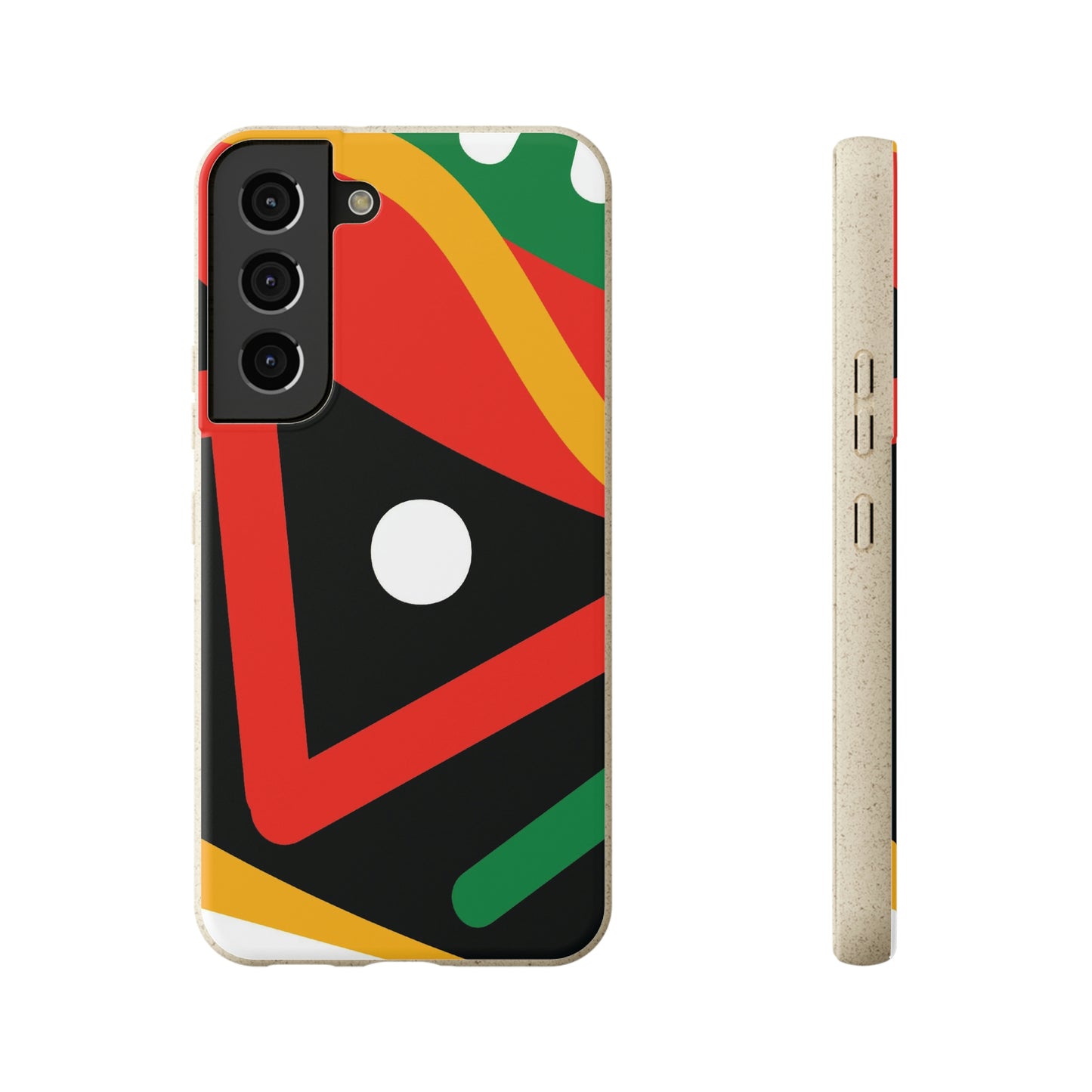 Afrocentric Eco-Friendly Biodegradable Phone Case: Protect Your Device & the Planet"