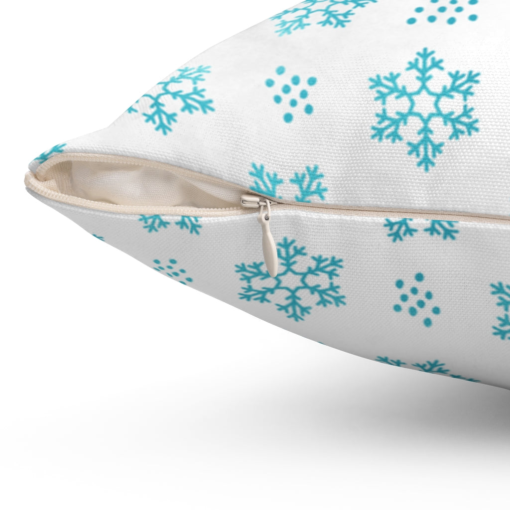Snowflake Throw Pillow, Throw Pillow Cover, Christmas Decor, Home Decor, Couch Pillow, Fun Throw Pillow
