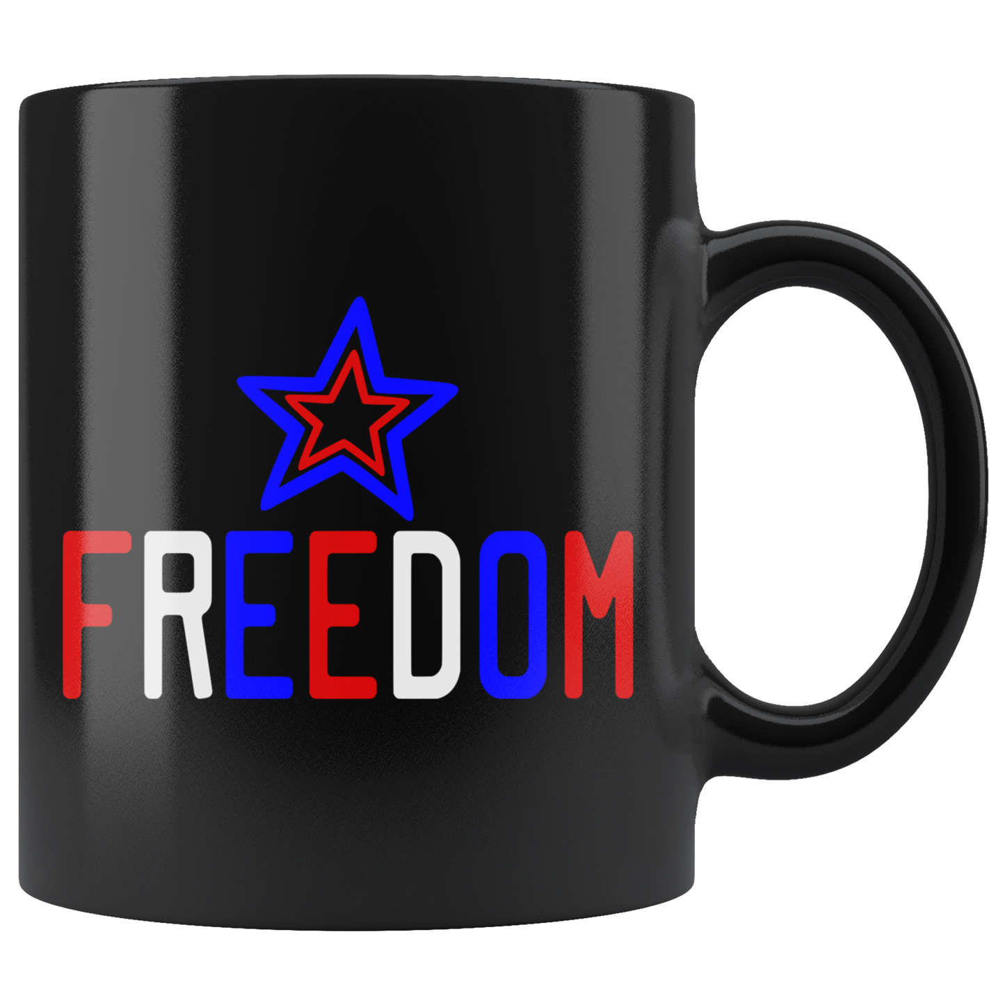 4th of July Coffee mugs Red White Blue Freedom Mug Coffee Mug Gift Independence Day