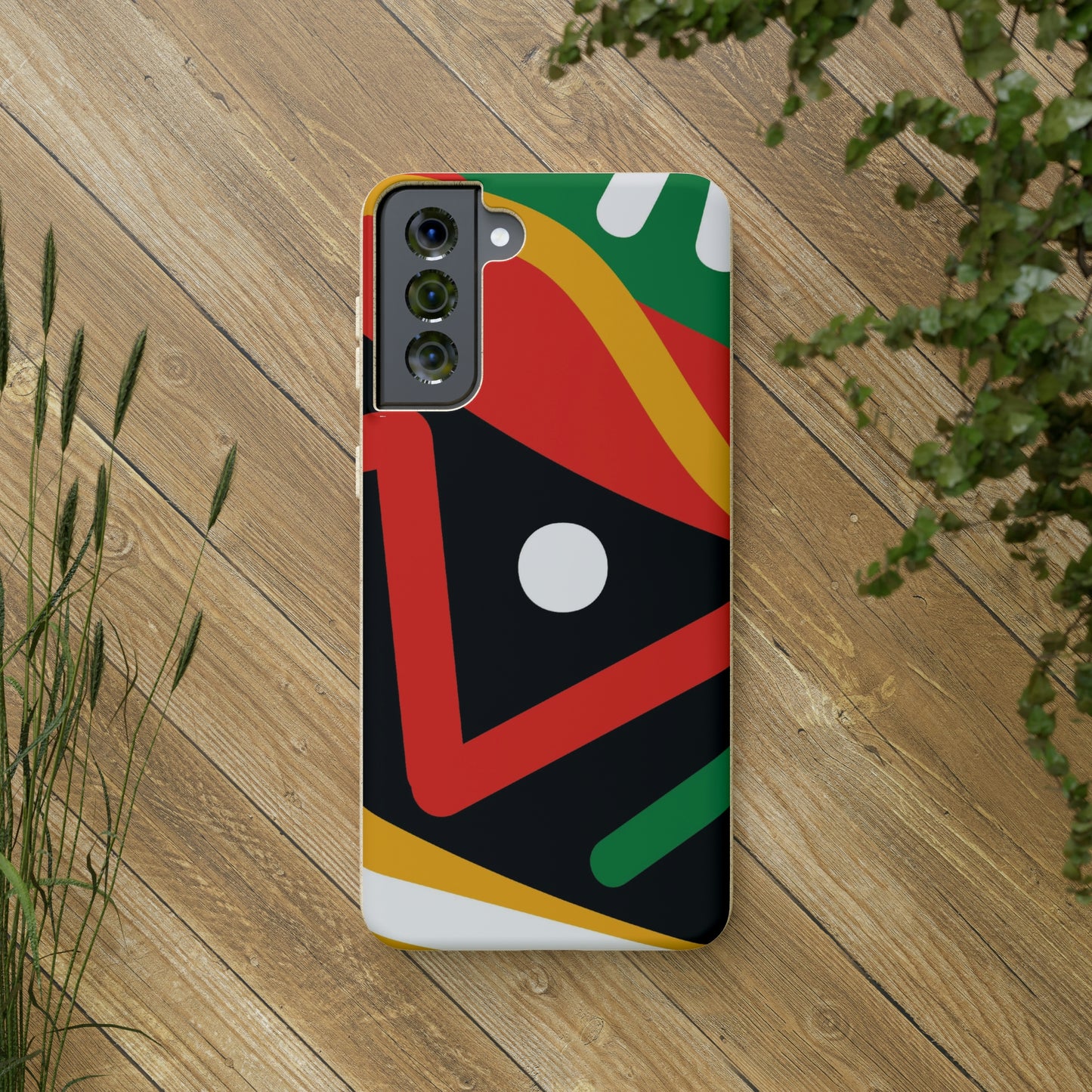 Afrocentric Eco-Friendly Biodegradable Phone Case: Protect Your Device & the Planet"