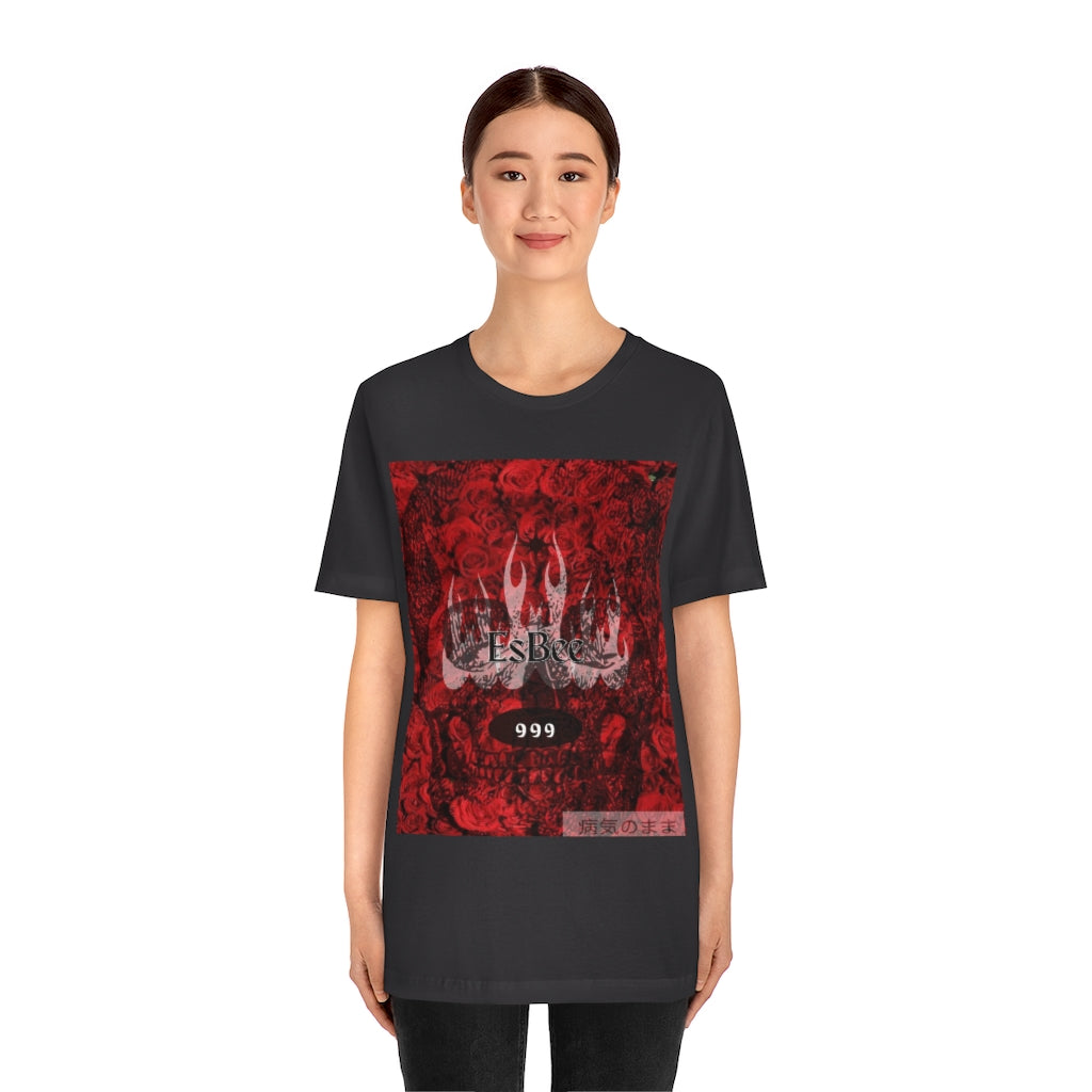 Skull Graphic Tee for Men Women, Gothic Clothing, Fashion, Style, Custom Shirt, Black T-shirt,