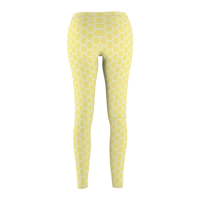 Women's Leggings Yellow Casual Workout Gym Leggins, Sportswear Plus Size