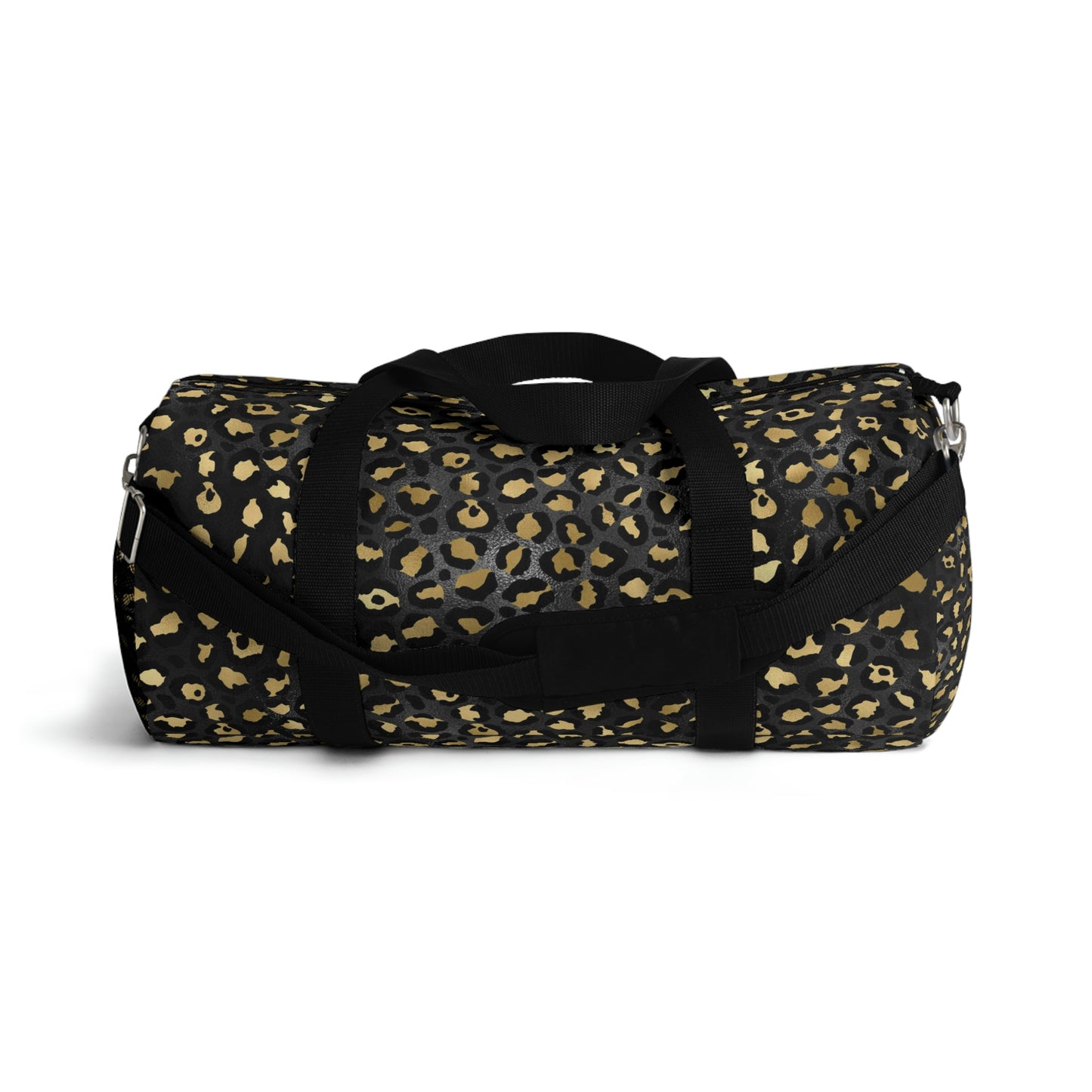 Leopard Print Duffle Bag, Weekender Duffle Bag, Carry-on Travel Overnight Canvas Duffel Bag