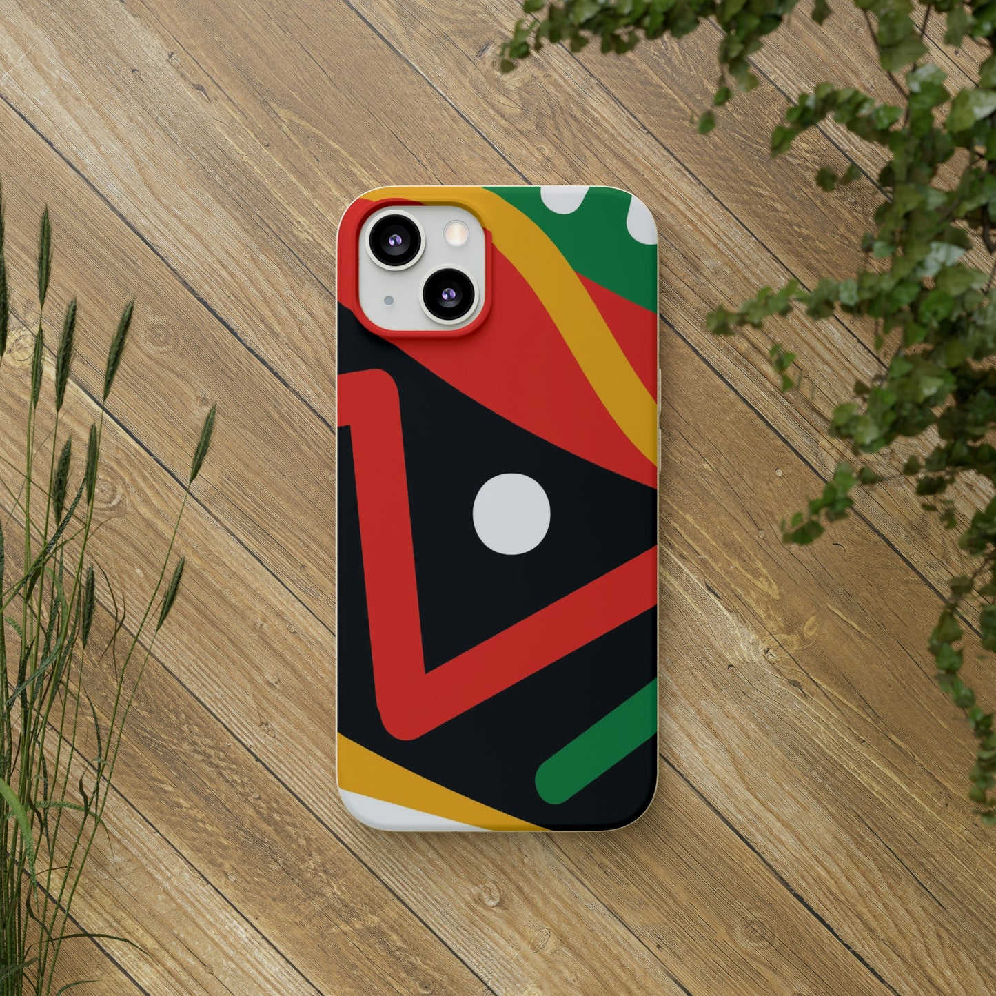 Afrocentric Eco-Friendly Biodegradable Phone Case: Protect Your Device & the Planet"