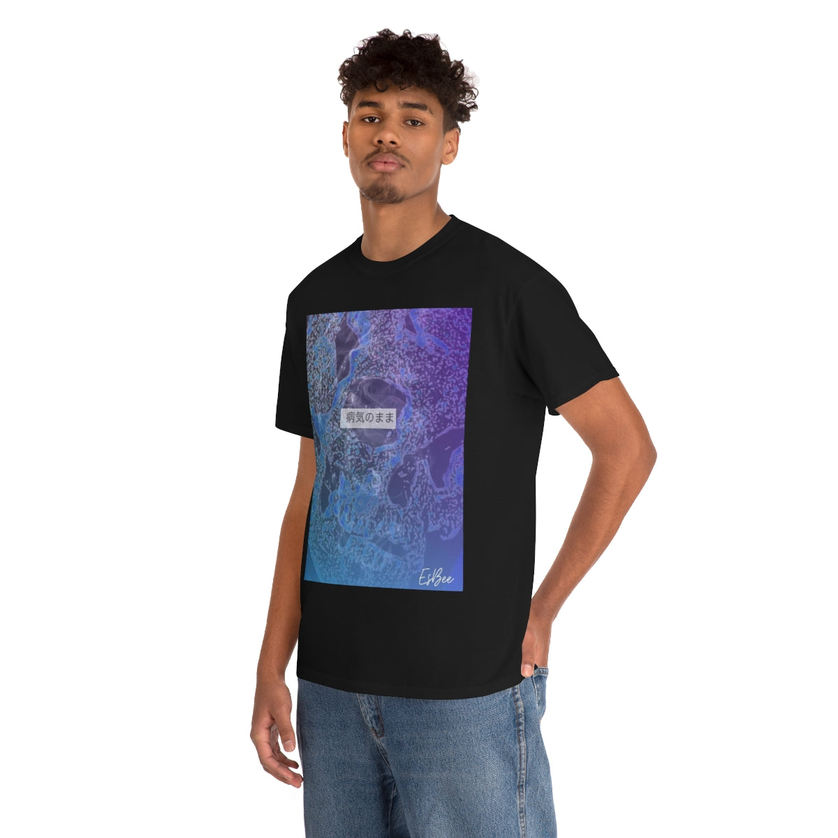 Goth Skull Abstract Print Shirt, Skeleton T-Shirt, Streetwear Fashion Clothes, Custom Unique Graphic Tee Unisex Short Sleeve Tee
