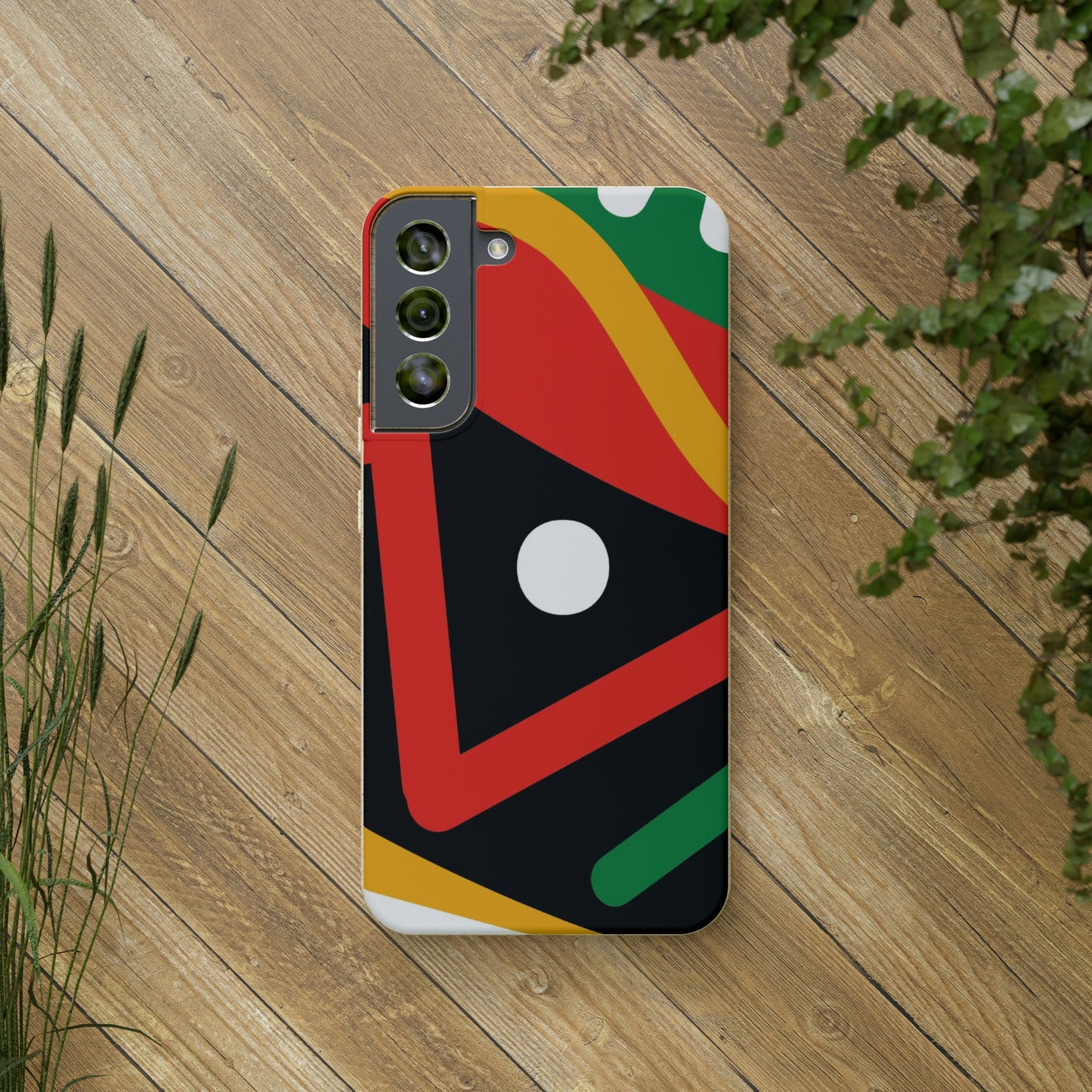 Afrocentric Eco-Friendly Biodegradable Phone Case: Protect Your Device & the Planet"