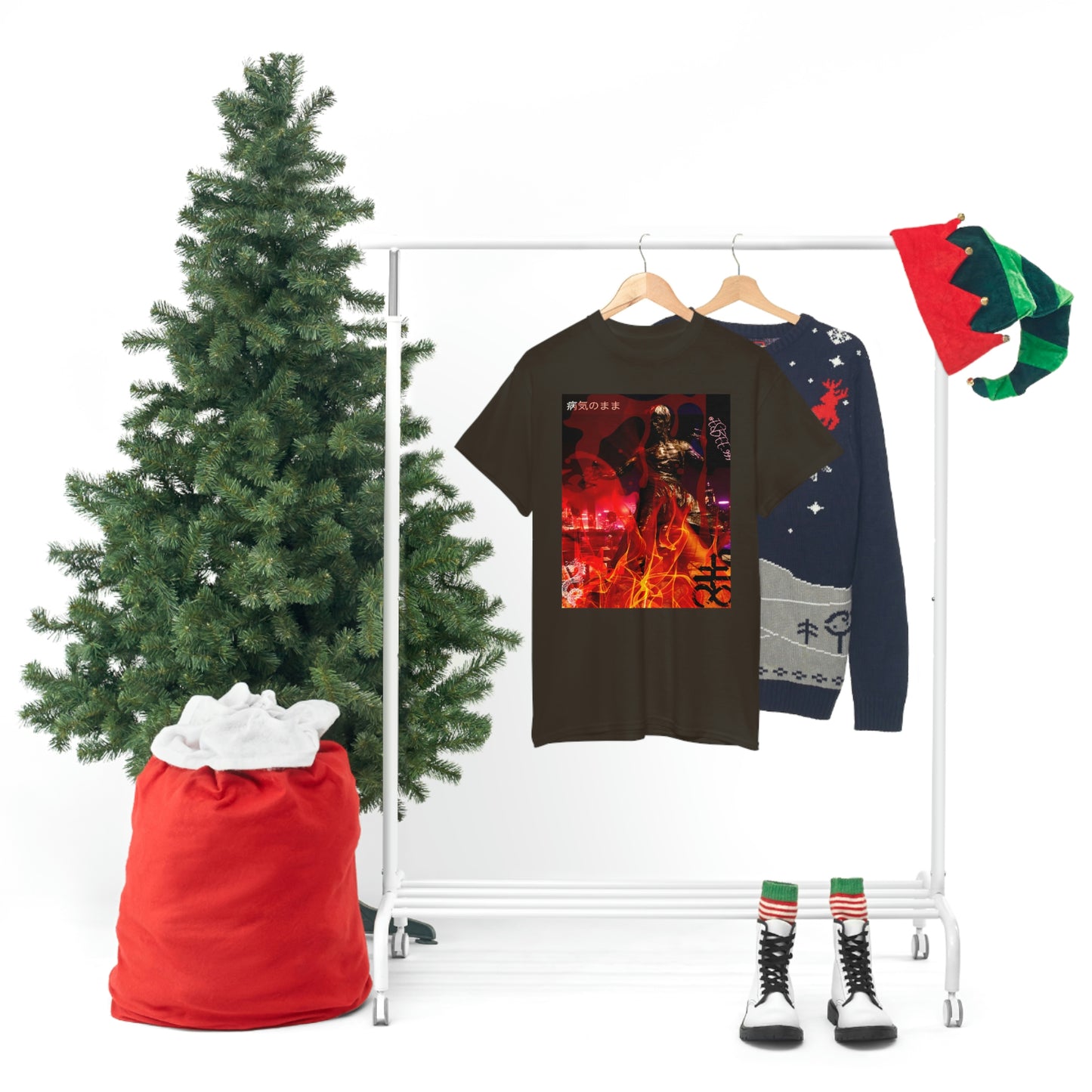 Graphic Tee Streetwear, Y2k Retro Graphic T-Shirt, Unisex Heavy Crewneck Tee