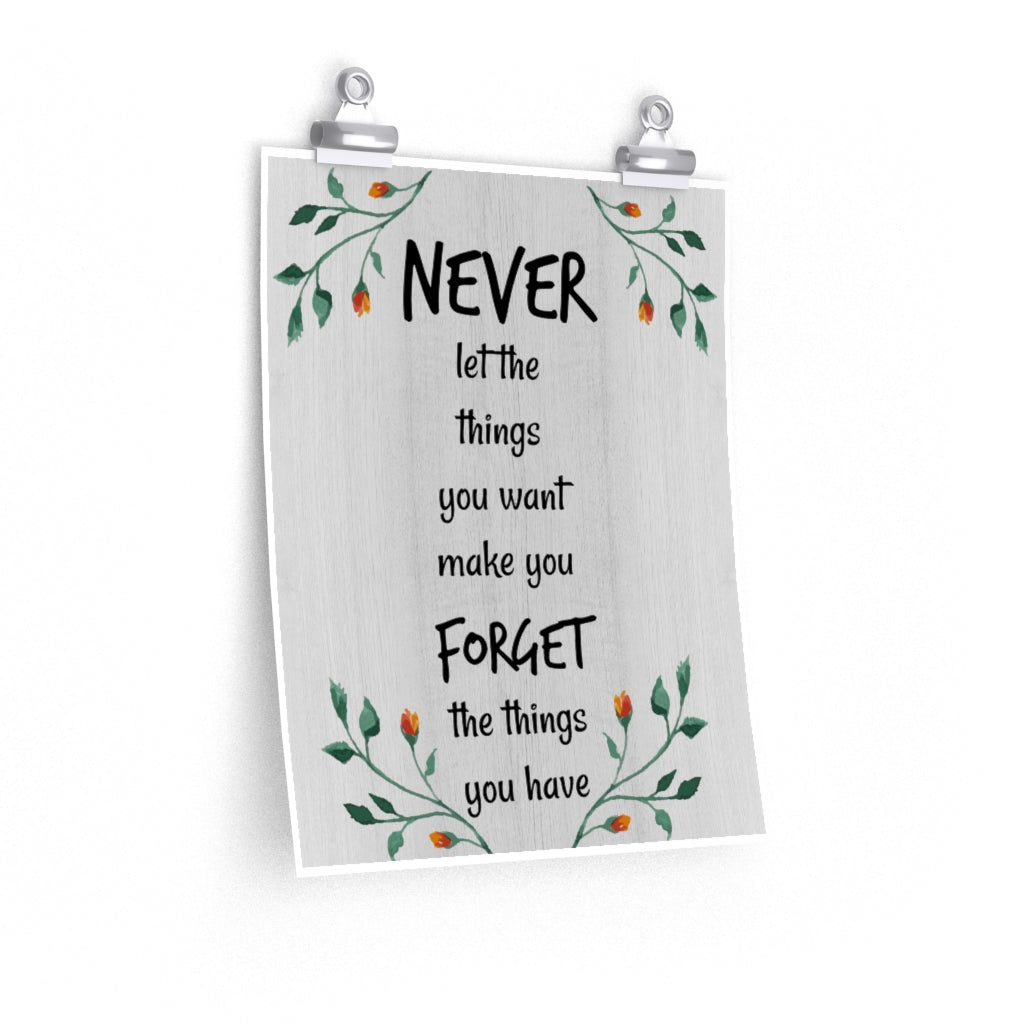 Motivational Poster Inspirational Quote Poster Print Modern Art Poster Typography Print Custom Word Art