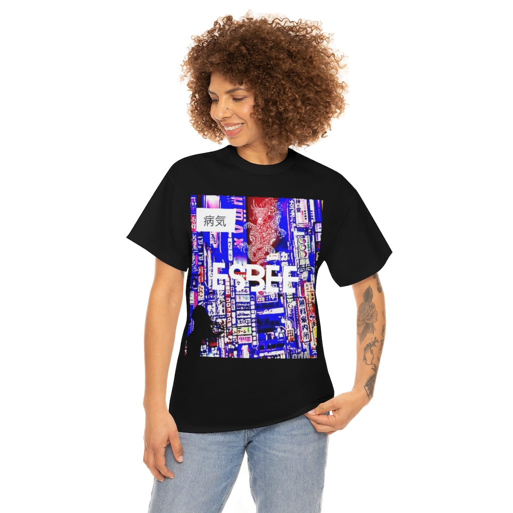 Streetwear Fashion Graphic Tee, Cool Plus Size Streetwear T-Shirt, Abstract Shirt