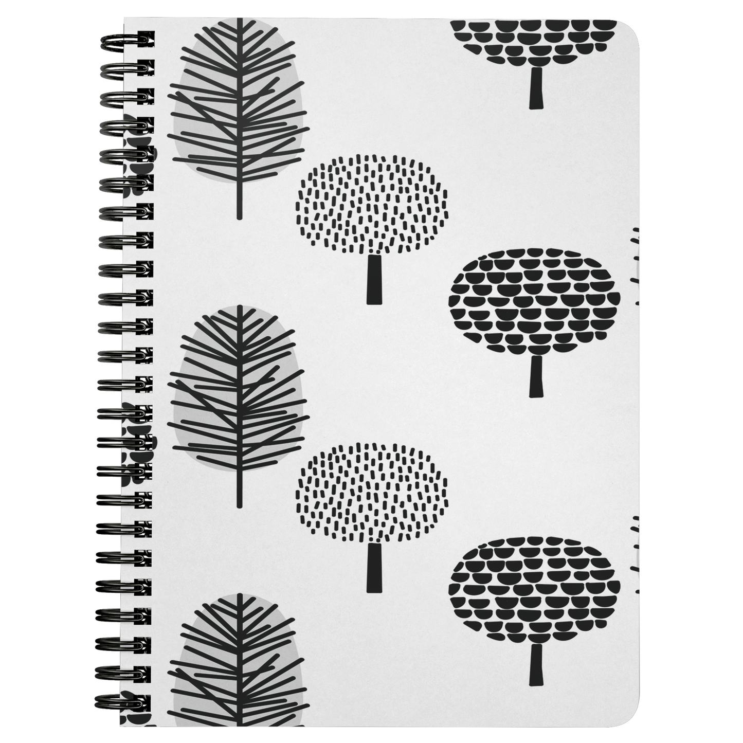 Scandinavian Theme Notebook Journal Diary Daily Journal Lined Spiral Daybook Writers Book