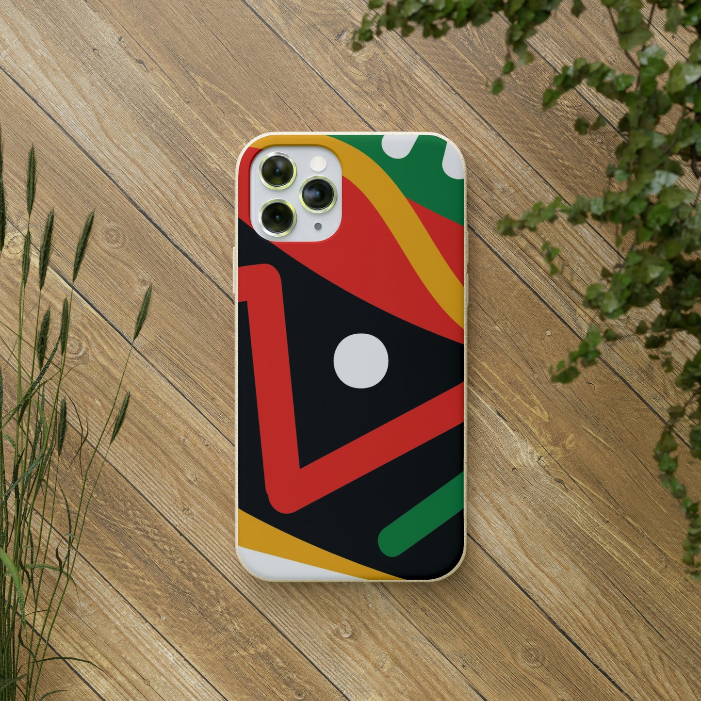 Afrocentric Eco-Friendly Biodegradable Phone Case: Protect Your Device & the Planet"