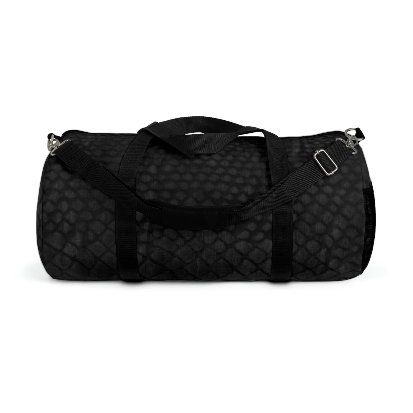 Black Duffle Bag, Weekender Duffle Bag, Carry-on Travel Overnight Canvas Duffel Bag