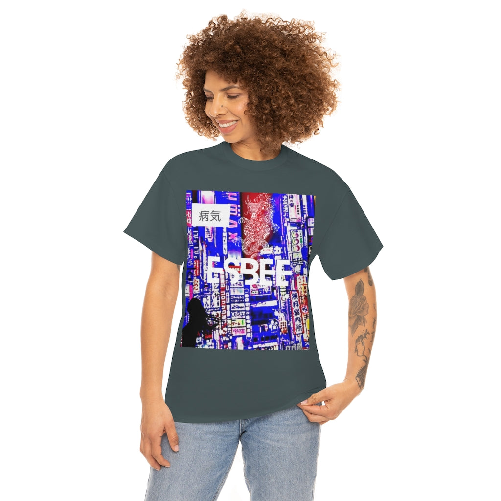 Streetwear Fashion Graphic Tee, Cool Plus Size Streetwear T-Shirt, Abstract Shirt